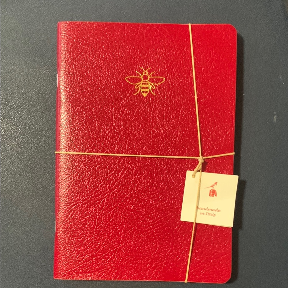 Bieffe Red Leather Notebooks (3)